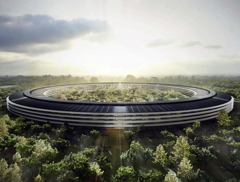 Apple’s New Spaceship Campus Design In Cupertino California