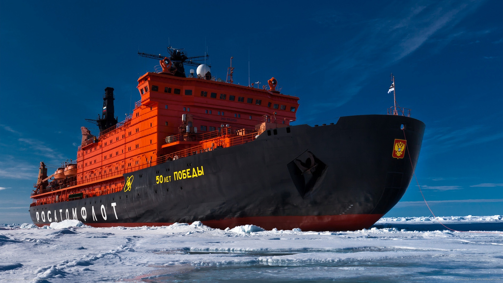 World’s Largest Nuclear Powered Ice Breaker