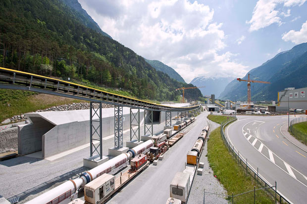 Gotthard Base Tunnnel Erstfeld-Amsteg section