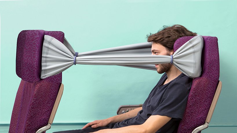 Bizarre Contraption Gives You Privacy While Flying, Even in Coach