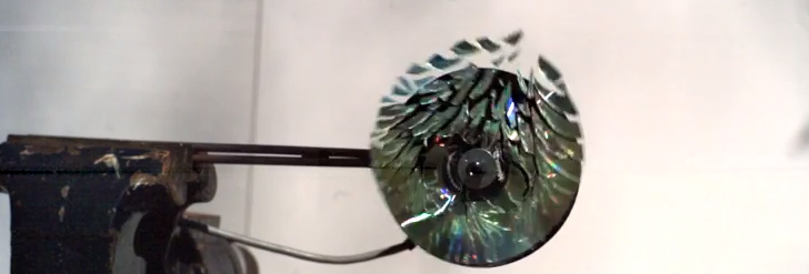 Watching a CD Explode at 170,000 FPS is Both Fascinating and Oddly Satisfying