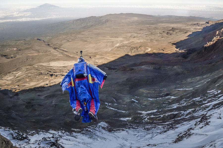 Valery Rozov Makes First-Ever BASE Jump Off Mount Kilimanjaro, Spends 1 Minute in Freefall!