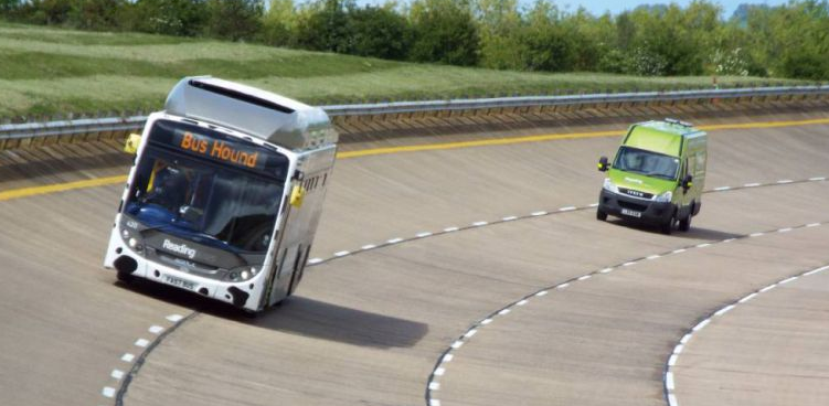 Cow Poo-Powered Bus Hound Just Set a Land Speed Record in the UK With a 76.785 MPH Lap