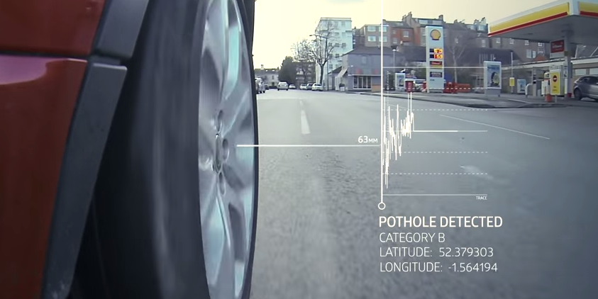 Land Rover Developing Pothole Technology Featuring a Series of Sensors to Reduce Vehicle Damage