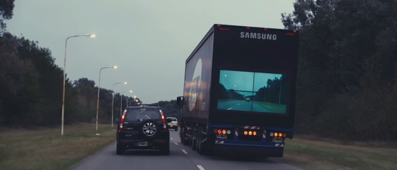 Samsung’s New Prototype Safety Truck Allows Drivers to See Through Big Rigs