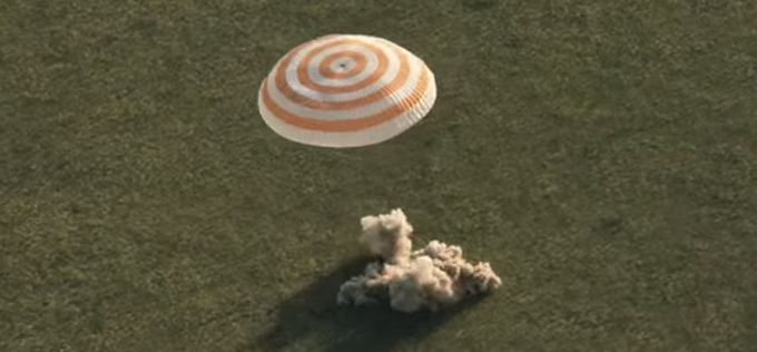 Soyuz Space Capsule Redefines the Definition of ‘Soft Landing’ By Crashing Into Kazakstan
