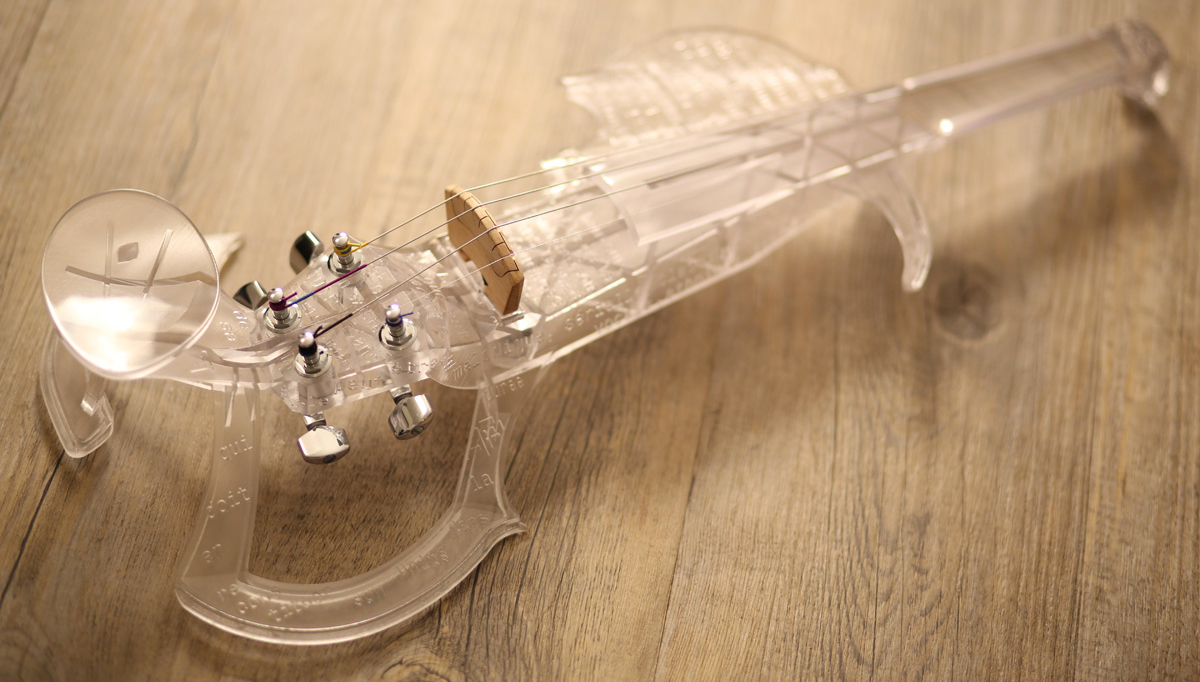 Musician Laurent Bernadac Plays the World’s First 3D-Printed Electric Violin