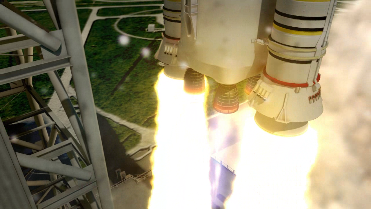 See How NASA’s RS-25 Rocket Engine Fared in This 525 Second-Long Static Firing