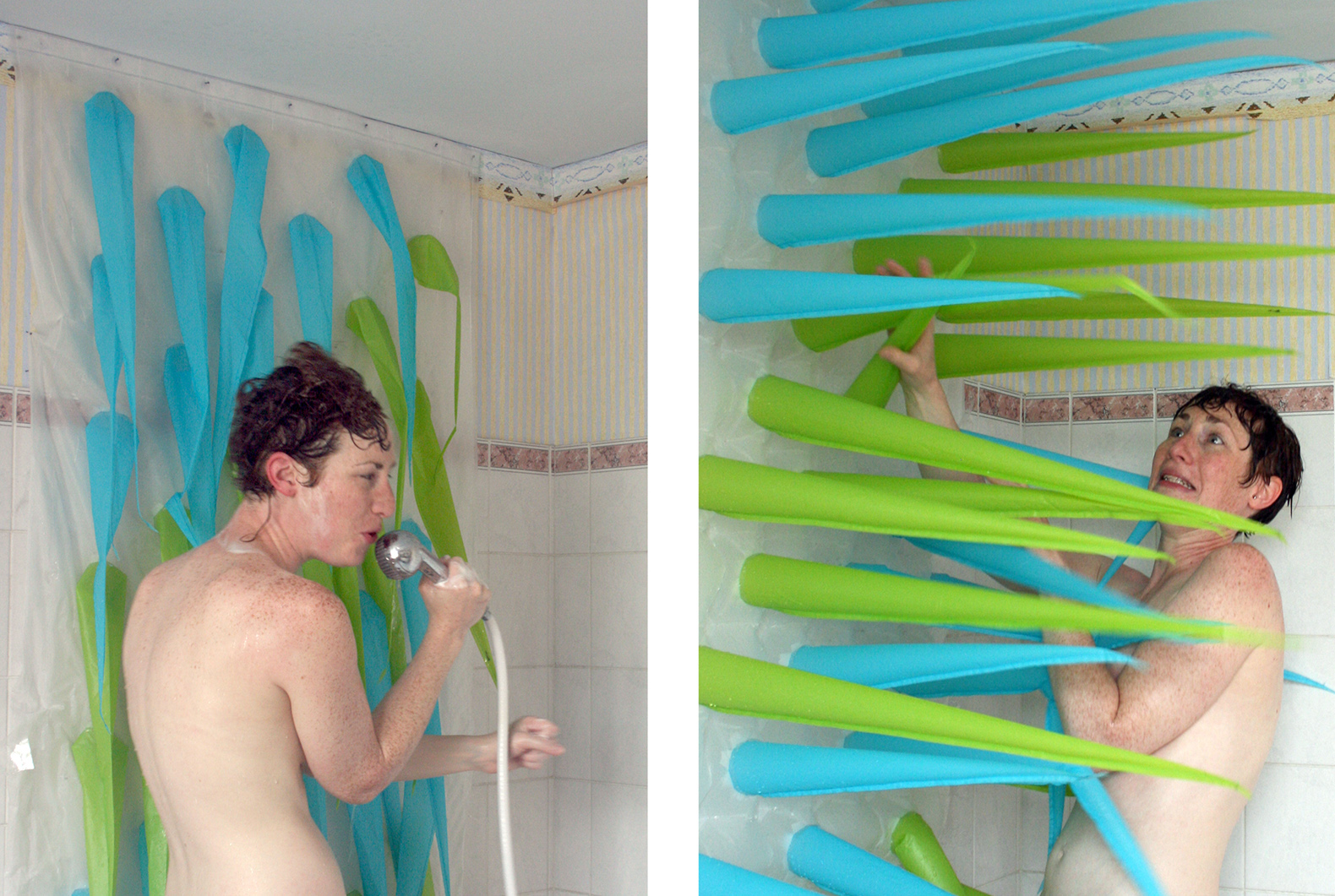 Water Saving Shower Curtain Kicks You Out After 4 Minutes
