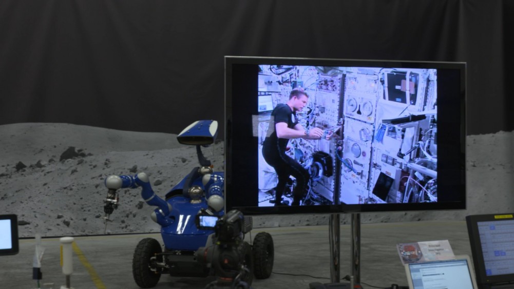 Watch Astronaut Aboard ISS Drive Rover on Earth, Perform Complex Task