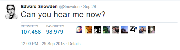 Edward Snowden Joins Twitter, Promptly Follows the NSA