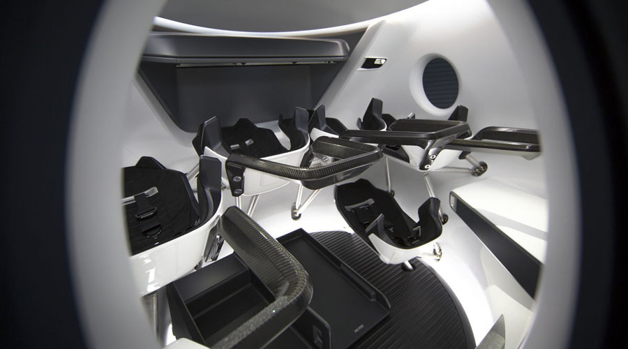 Here are the First Images of the Interior of SpaceX’s Crew Dragon Capsule