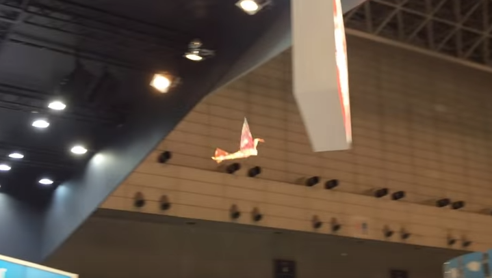 It’s a Bird, It’s a Plane…. No, It’s a Flying Origami Crane!