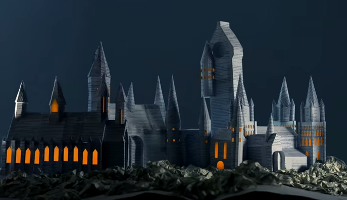 Harry Potter Fans Use Pages From “Prisoner of Azkaban” to Recreate Hogwarts