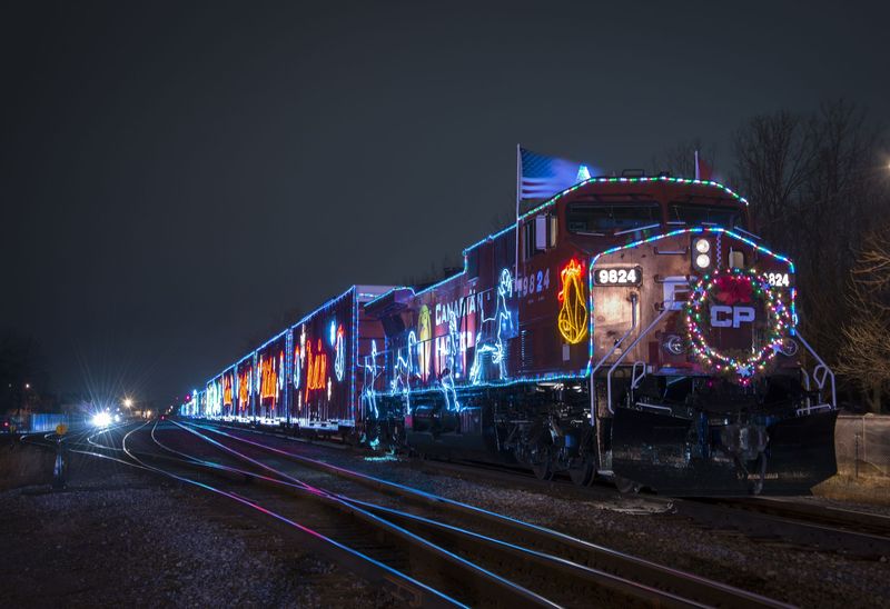 The CP Holiday Train Delivers Food and Joy to Northern US and Southern Canada