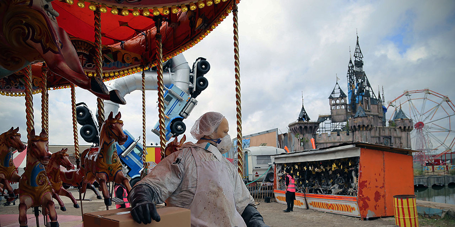 Banksy is Dismantling Dismaland and Sending the Materials to a Refugee Camp in France