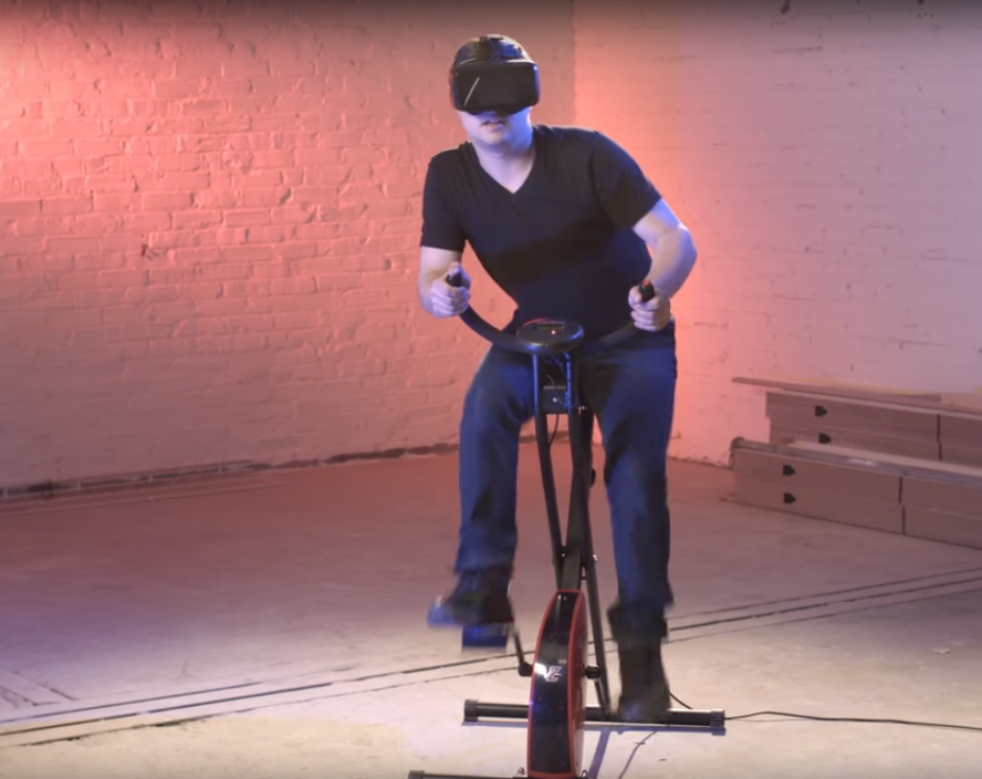 VirZOOM is an Innovative Exercise Bike That Transforms Cycling Into Virtual Reality