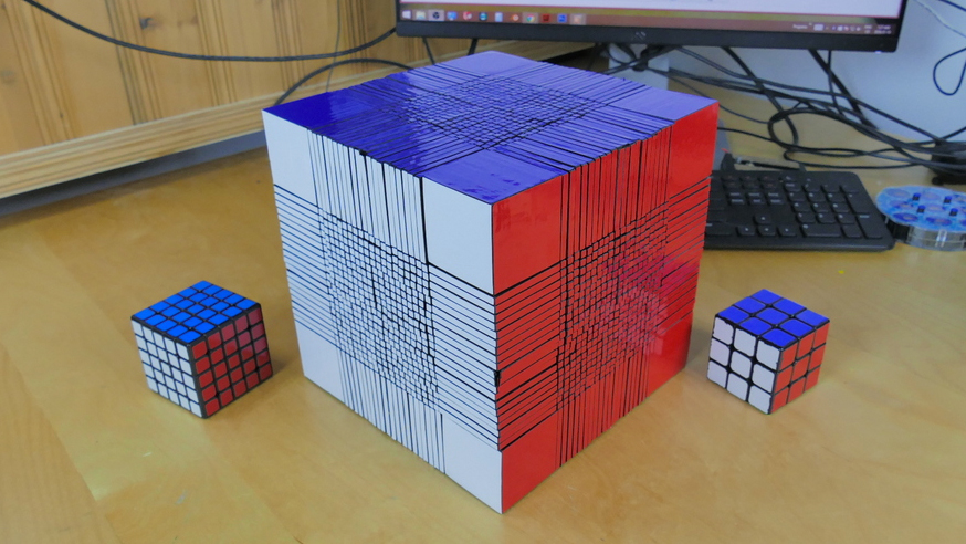 World’s Largest 22×22 Rubik’s Cube Looks Like an Extremely Tall Task to Solve