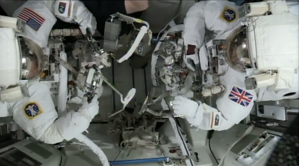 Watch LIVE As 2 Astronauts Do Chores In Space For 6 Hours This Morning