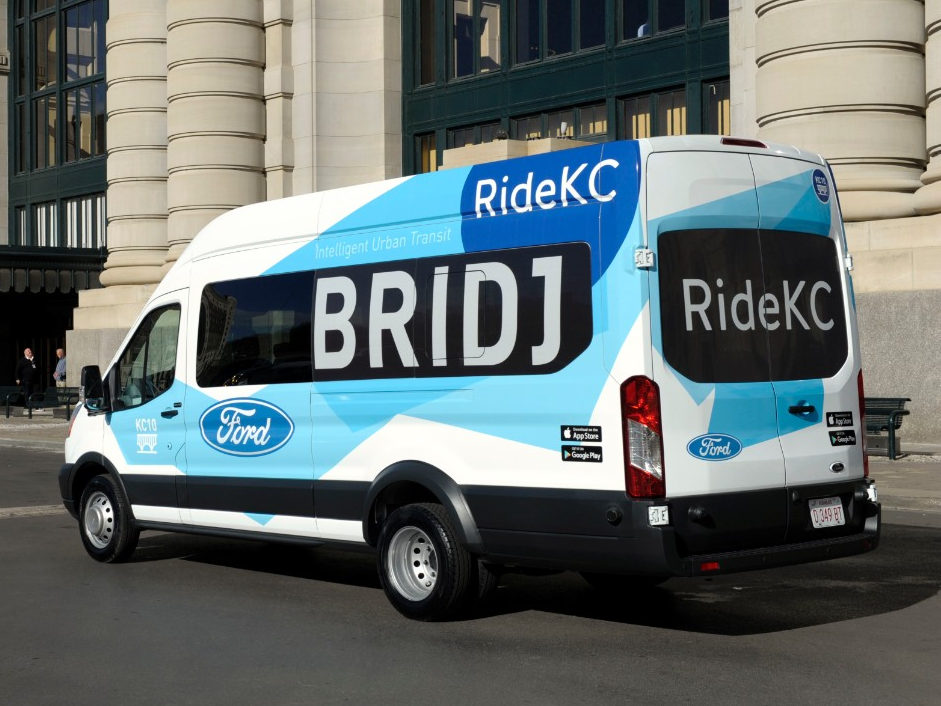 Ford Partners With Bridj to Bring On-Demand Luxury Bus Service to Kansas City