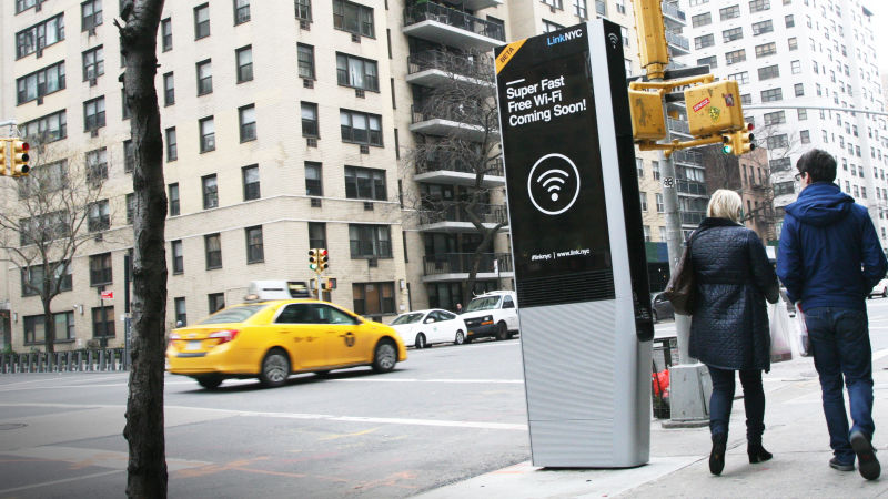 First of 7,500 LinkNYC 5 Gigabit Hotspots Installed