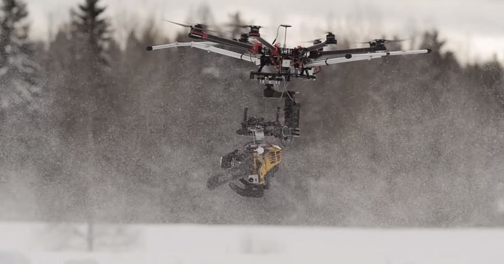 Finnish Filmmakers Create a Killer Flying Chainsaw Drone!