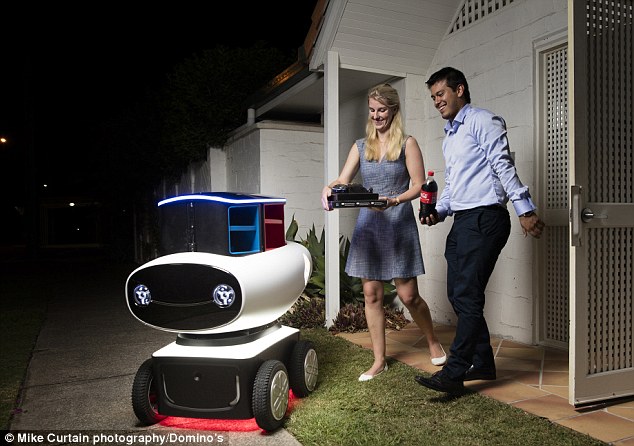 Domino’s Robot Unit Delivers Piping Hot Pizzas