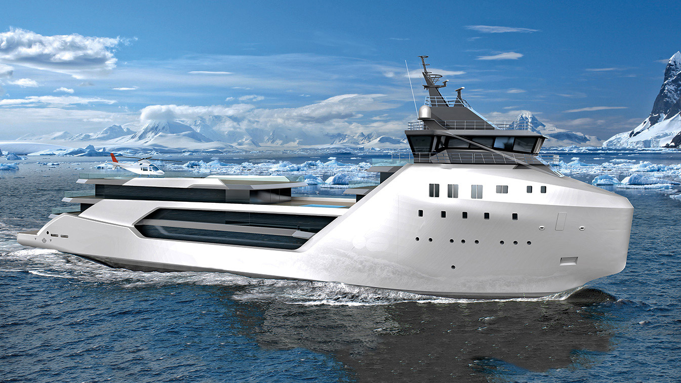 Edmiston is Transforming a Massive Supply Ship Into a 269-Foot-Long Yacht