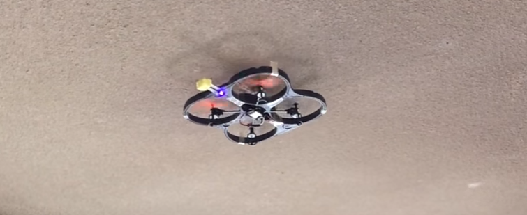 Perching Quadcopter Easily Sticks to Walls and Ceilings Right Out of Midair