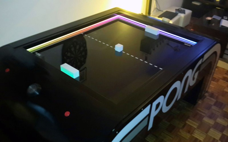 Daniel Perdomo Brings 70s Game to Life With Playable Pong Machine