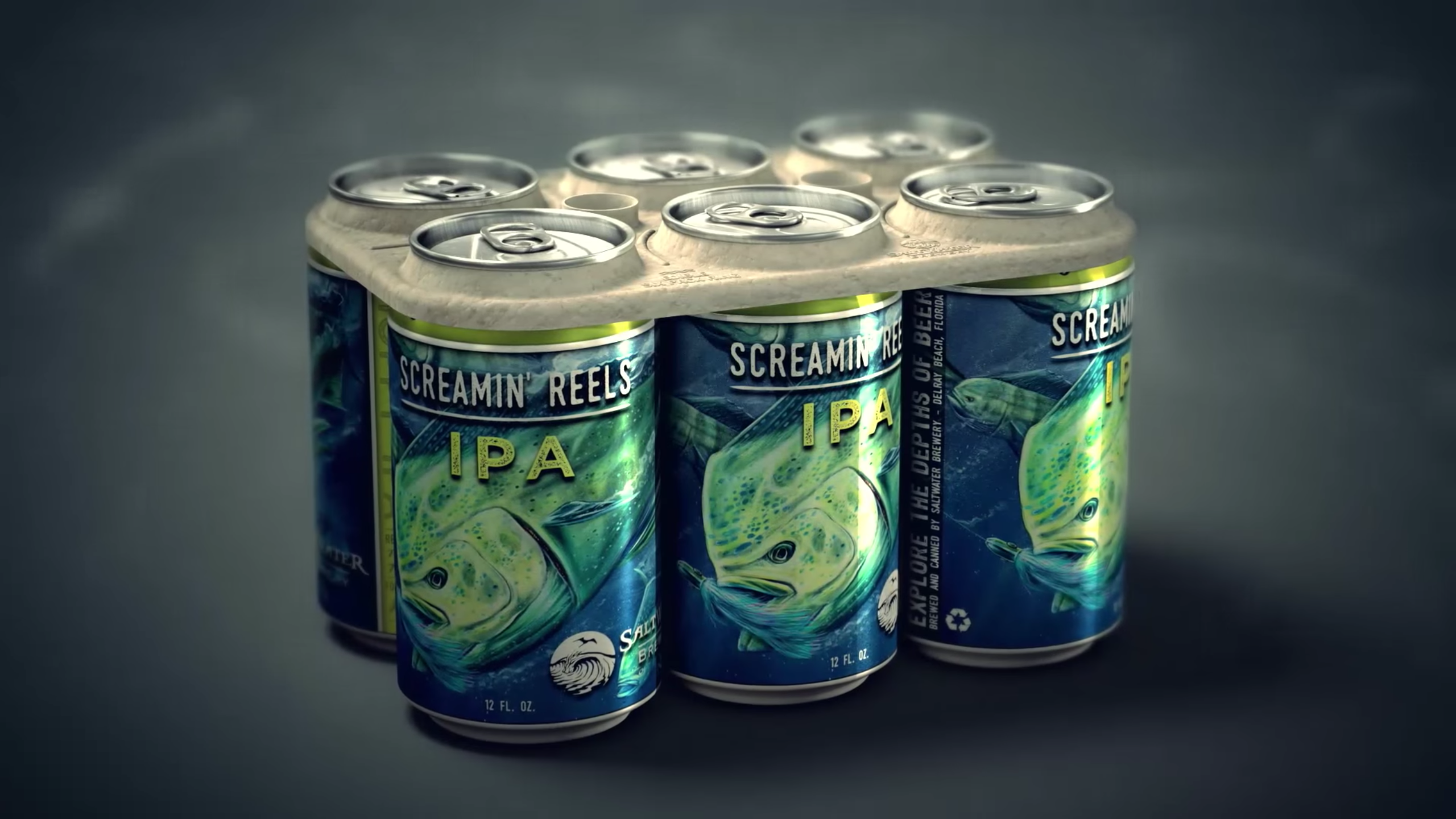 Brewery Develops Edible Six Pack Rings to Help Keep Marine Life Safe