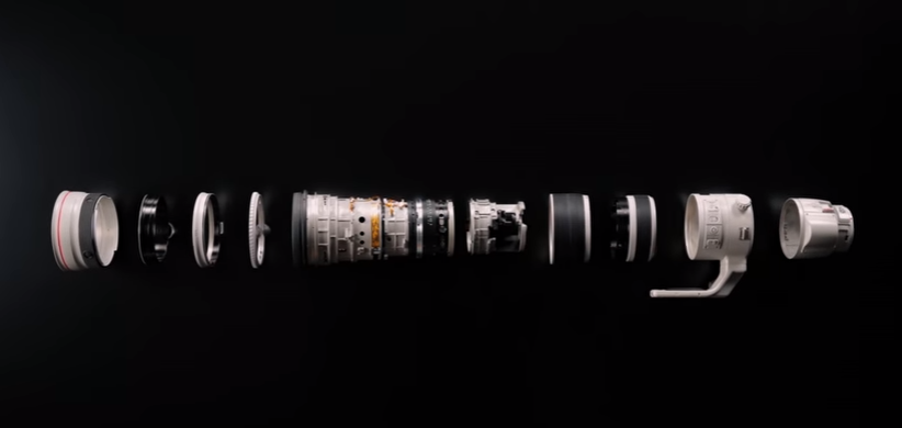 Stop-Motion Video From Canon Shows an $11,000 Camera Lens Disassembling Itself