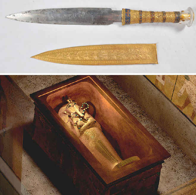 Teenage Egyptian King Tut’s Dagger Came From Outer Space