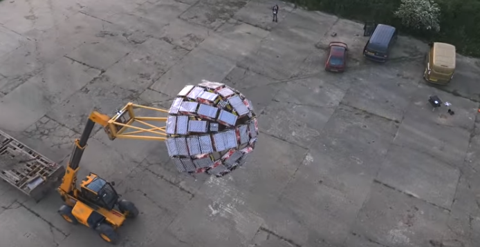 Colin Furze is a Certified Maniac After Building His New 5,000 Shot Deathstar