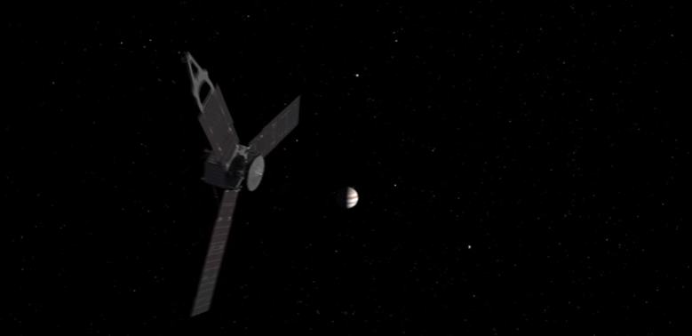 Watch NASA’s Juno Spacecraft Approach Jupiter and the Galilean Moons