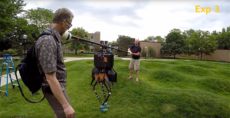 University of Michigan’s MARLO Robot Looks Like It Is Taking a Sobriety Test on a Hilly Field