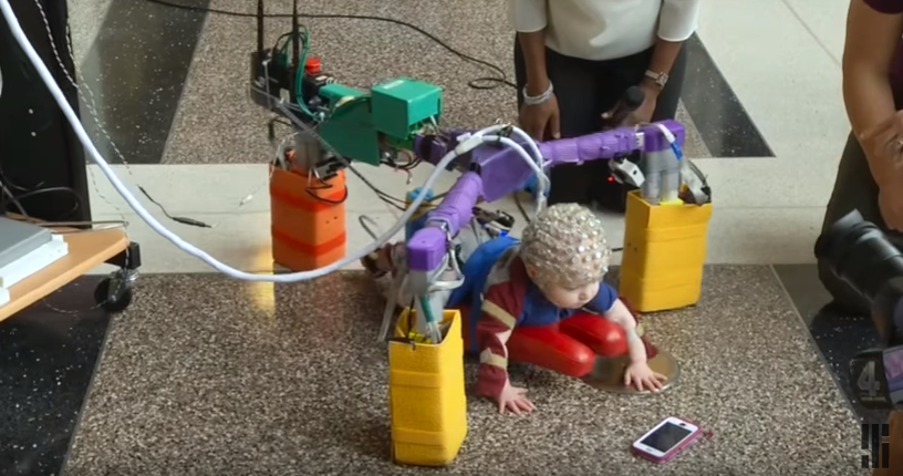 Robotic Onesie Helps Babies at Risk For Cerebral Palsy By Developing Brain and Motor Skills