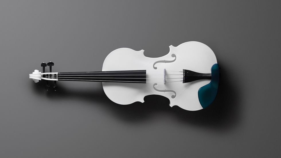 Listen to What a 3D Printed Violin Made from White Resin Sounds Like
