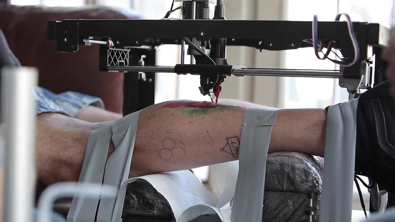 Pier 9 Creates the First Industrial Robot Tattoo Artist and It’s Nerve-Wracking to Watch