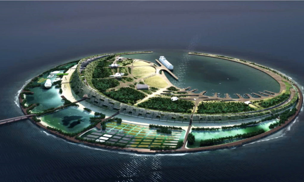 New York City Based Design Studio DS+R Wins Chinese Artificial Eco Island Competition