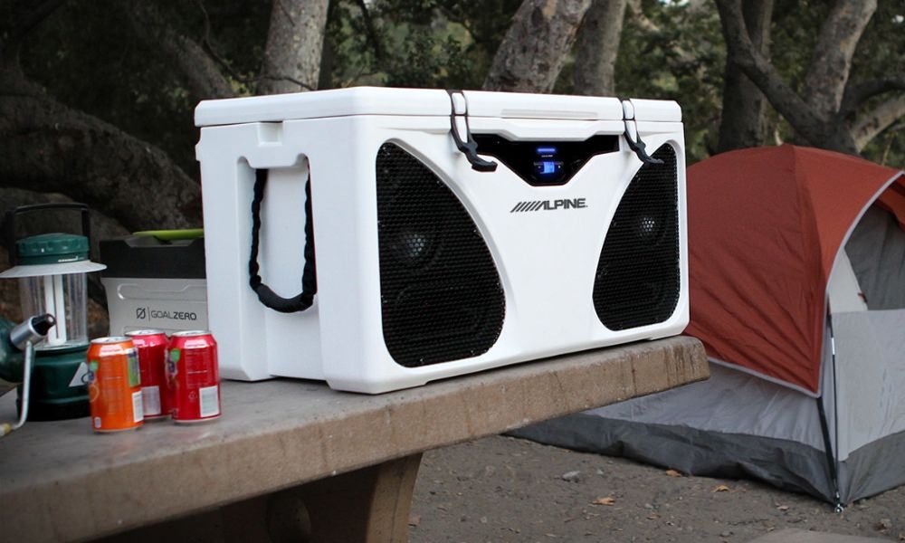 14-Gallon Cooler from Alpine Electronics Features a Huge Built-In Speaker