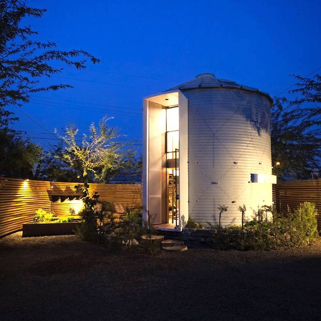 This Old Grain Silo Was Transformed Into a Gorgeous, Affordable Silo Home For Two