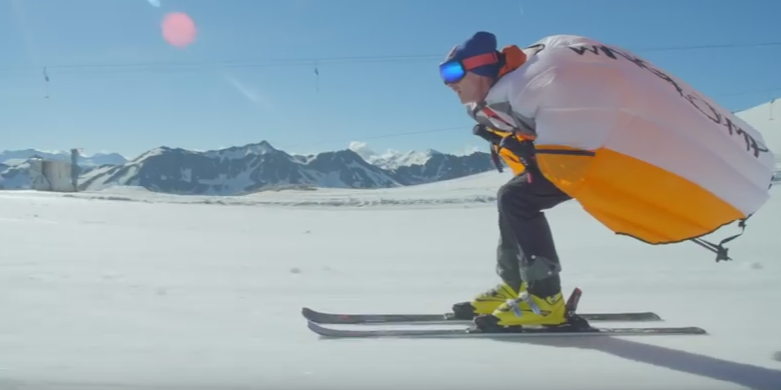 Wingjump Gives You the Feeling of Being Lifted While Skiing Downhill