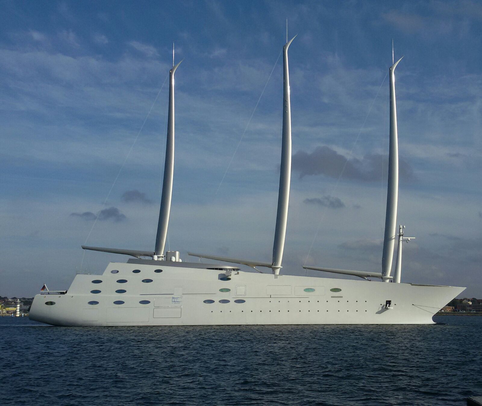 ‘Sailing Yacht A’ With Three Record-Breaking 300ft Masts is a Real Masterpiece