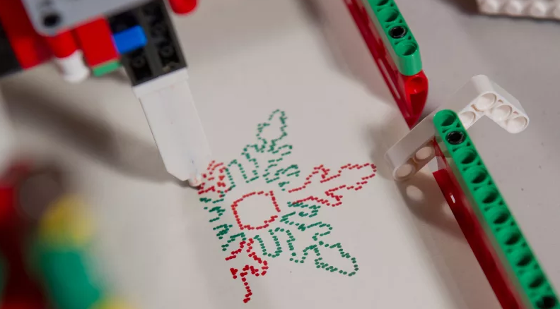 The LEGO Holiday Card Plott3r Was Created By a Teenager and His Little Brother