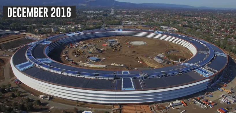 Construction Footage of Apple Campus 2 Shows How Incredibly Fast It’s Being Built