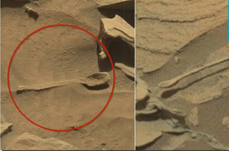 Nasa Rover Discovers Large Spoon on the Surface of Mars…is This a Sign of Intelligent Life?