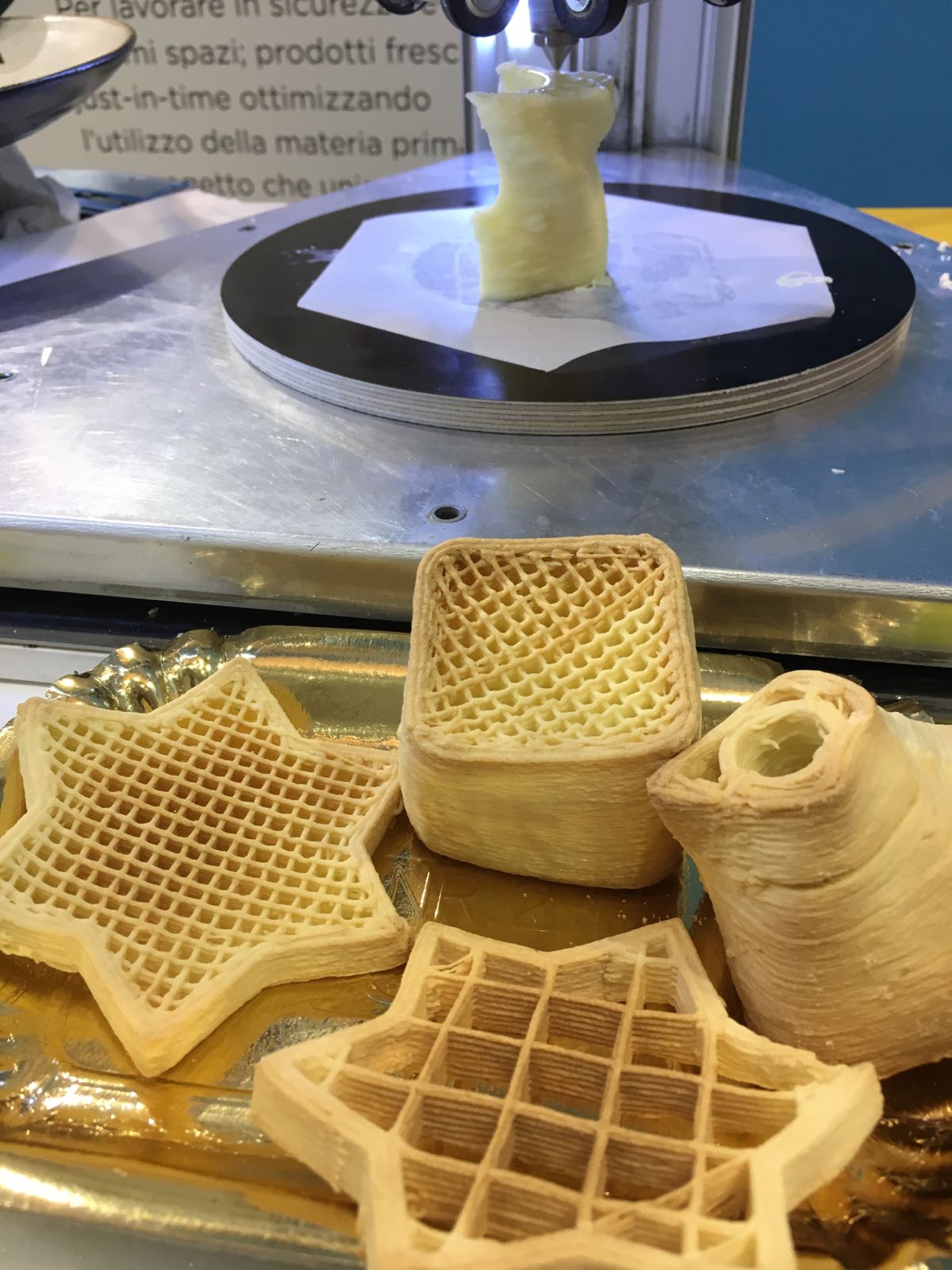 WASP Cooperates With Chef Francesco Favorito to 3D Print Gluten Free Food