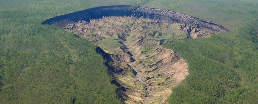 Siberia’s ‘Doorway to the Underworld’ is Growing at an Alarming Rate and Uncovering Ancient Forests