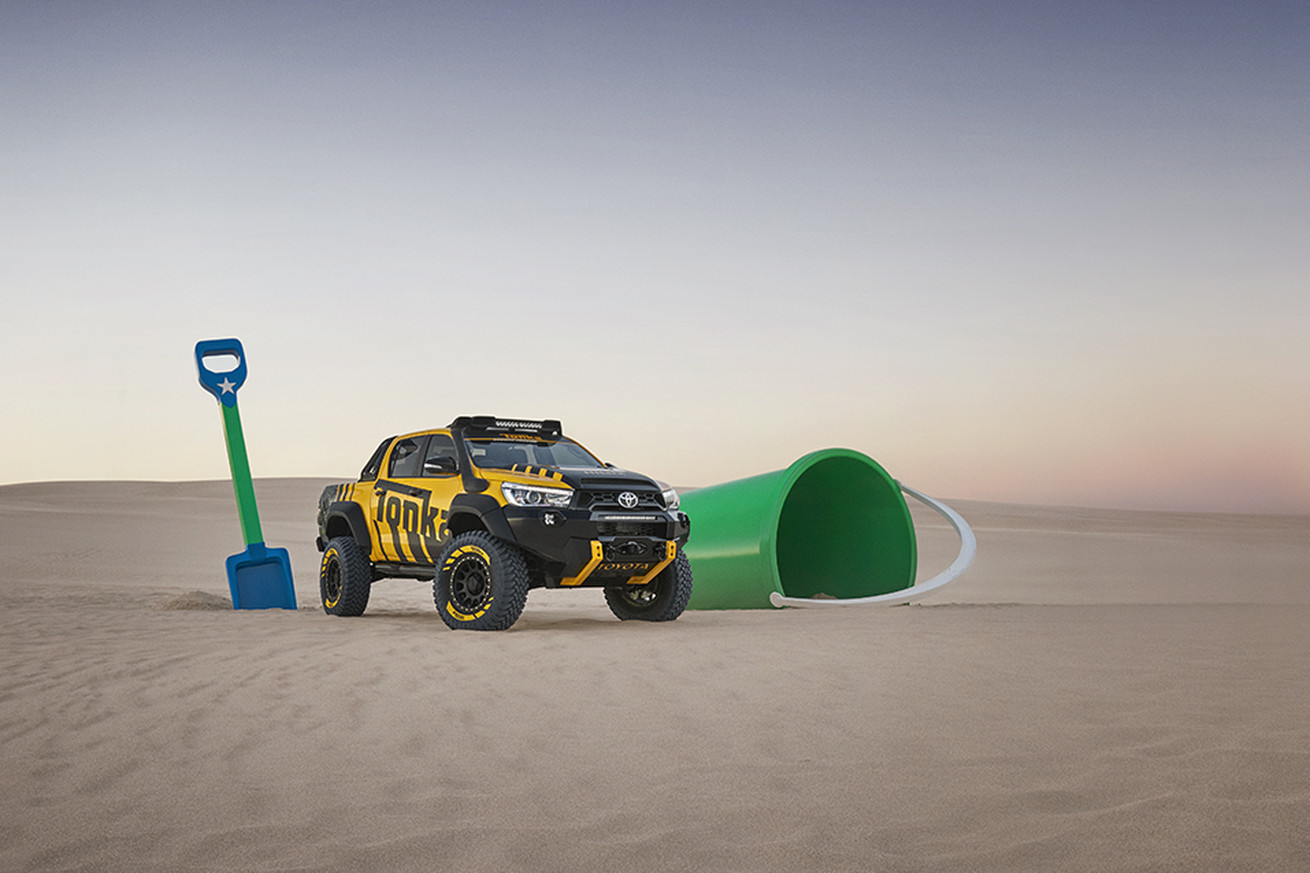 Designers at Toyota Australia Constructed a Life-Sized Tonka Truck